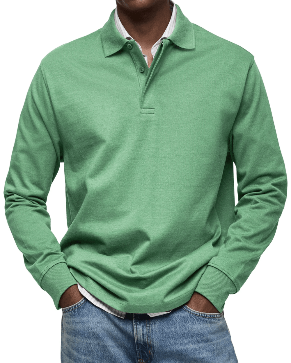Relaxed Polo Jumper