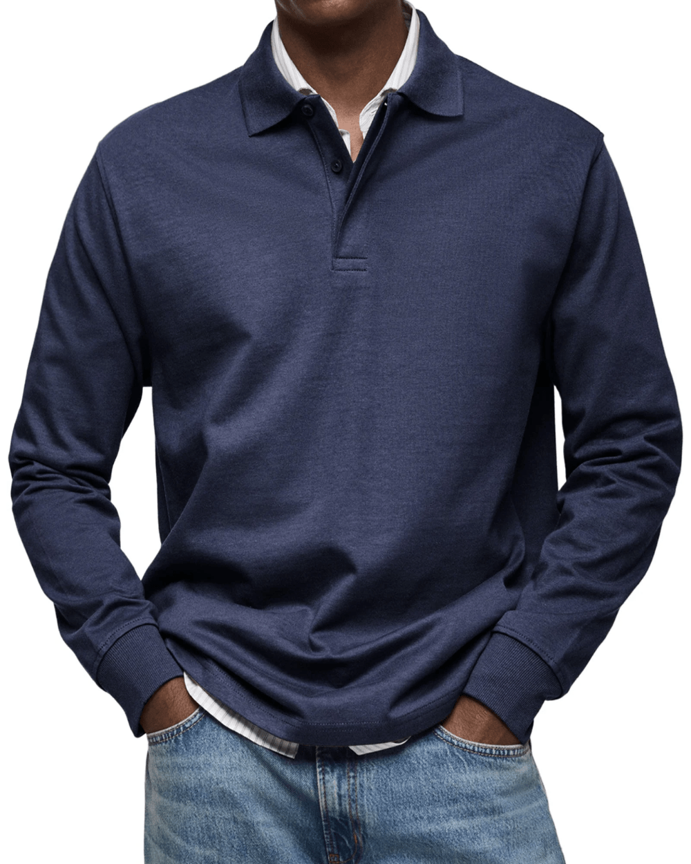 Relaxed Polo Jumper