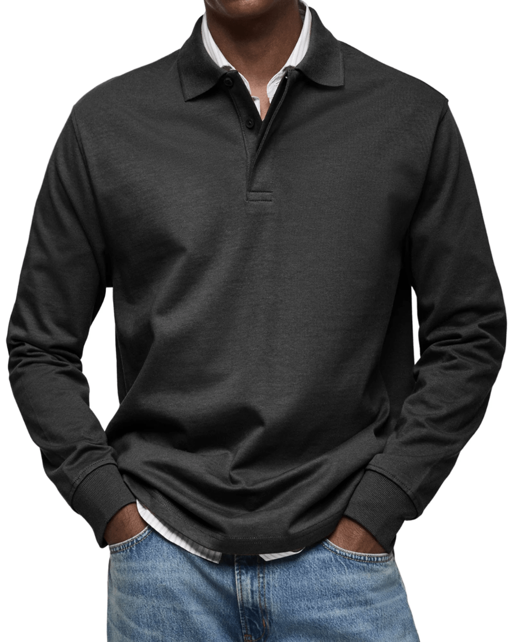 Relaxed Polo Jumper