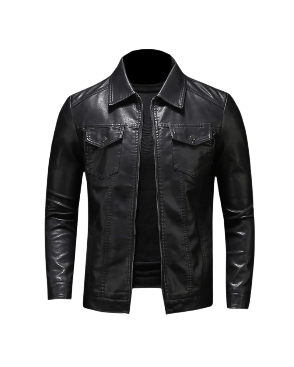 Vegan Leather Jacket
