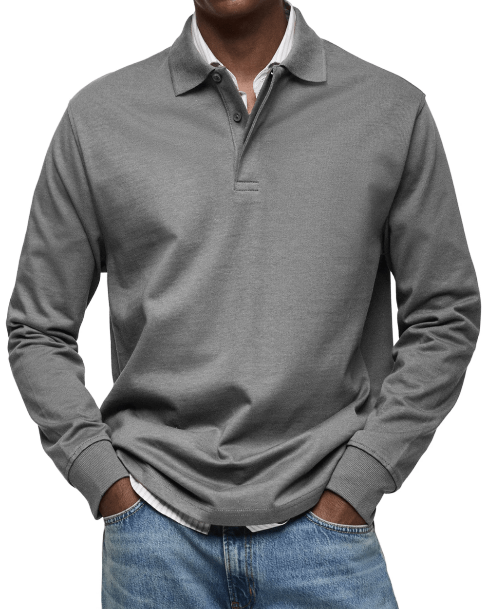 Relaxed Polo Jumper