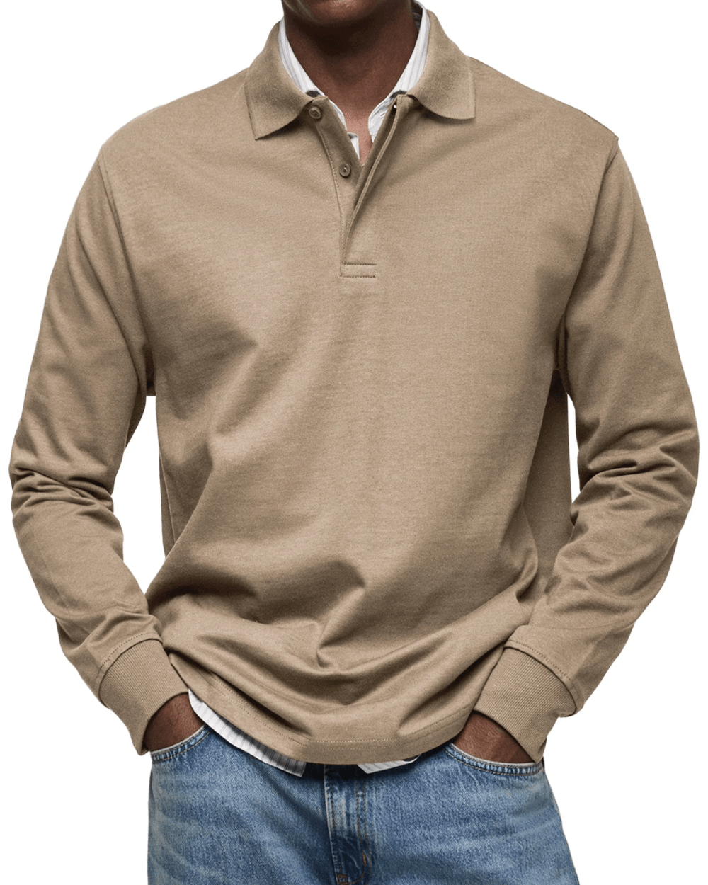 Relaxed Polo Jumper