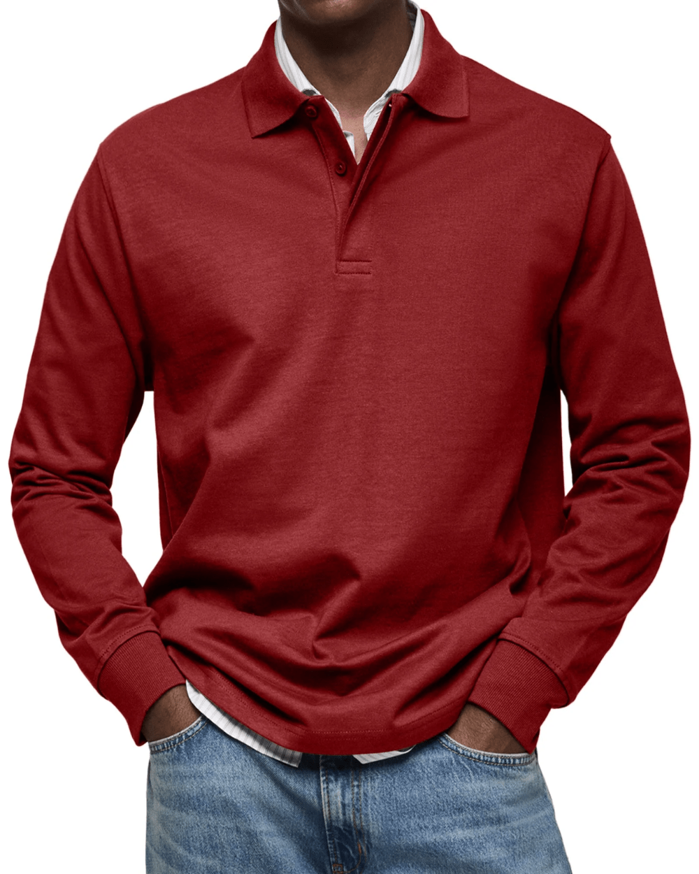 Relaxed Polo Jumper