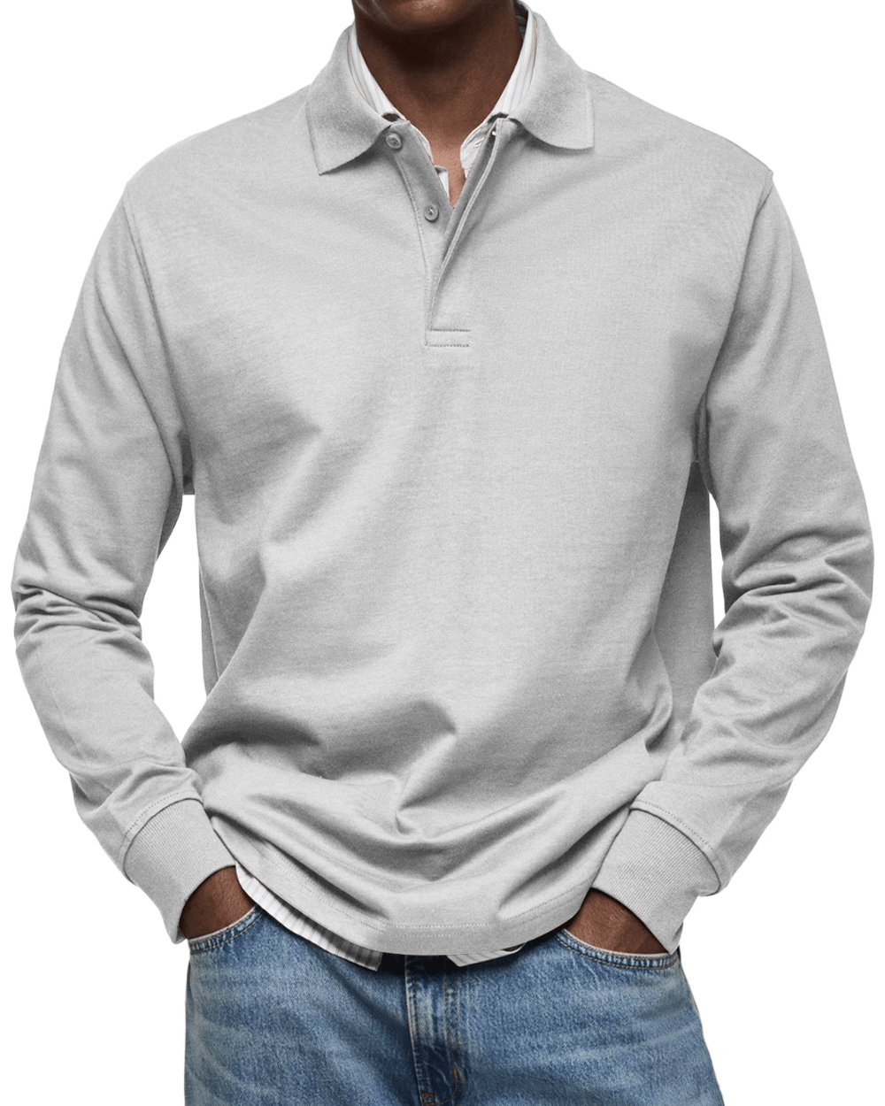 Relaxed Polo Jumper