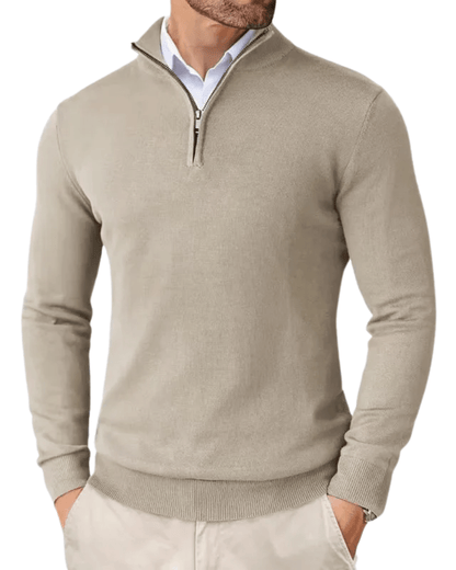 Jumper with Zip Collar