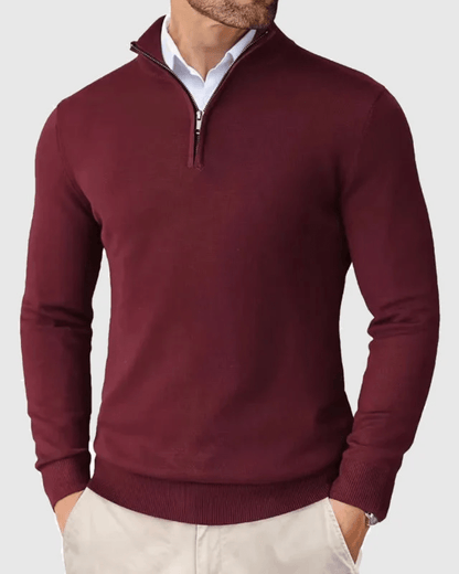 Jumper with Zip Collar