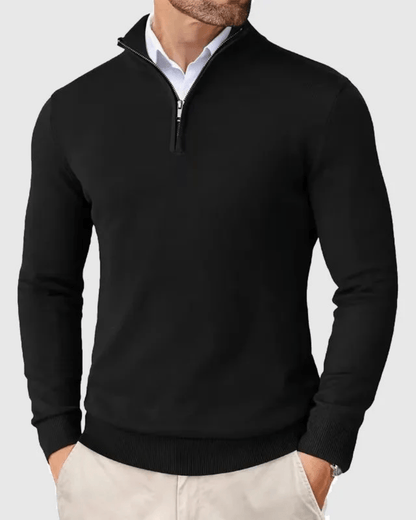 Jumper with Zip Collar
