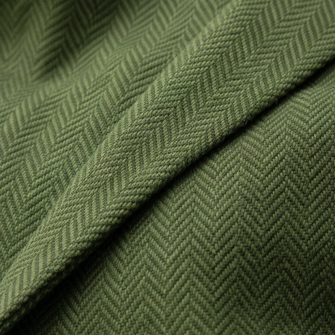 Lancaster waistcoat in Olive Green, fabric and chain detail