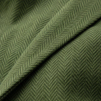 Lancaster waistcoat in Olive Green, fabric and chain detail